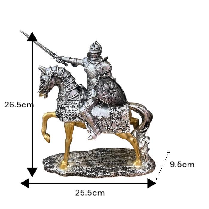 馬上のナイト 騎士 甲冑 鎧 オブジェ 装飾品 インテリア雑貨
