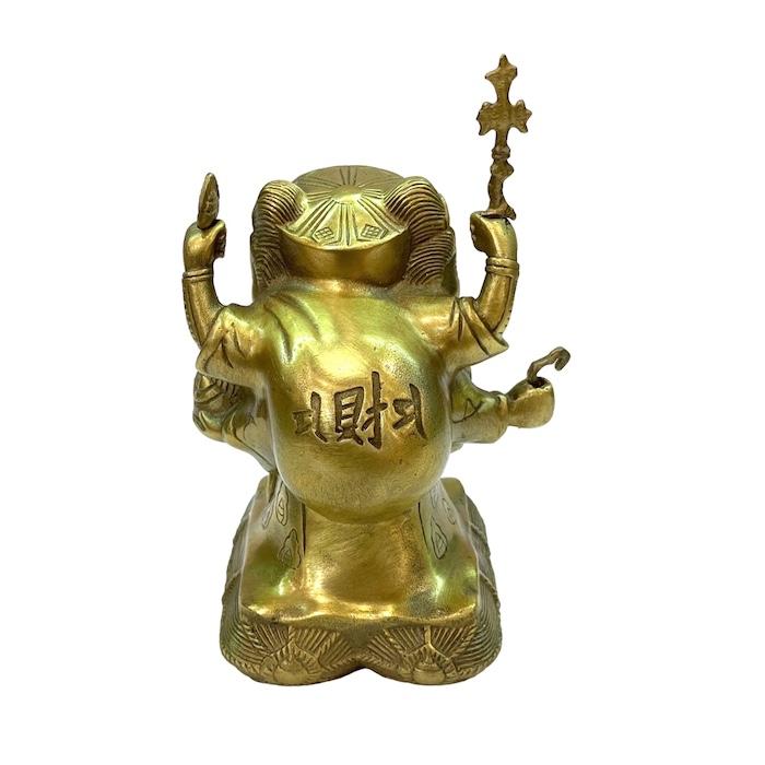 三面大黒 大黒天 七福神 銅 金 ゴールド 秀吉の出世守り本尊 毘沙門天