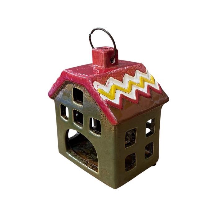 キャンドルハウス キャンドルホルダー おうち 家 陶器 ランタン