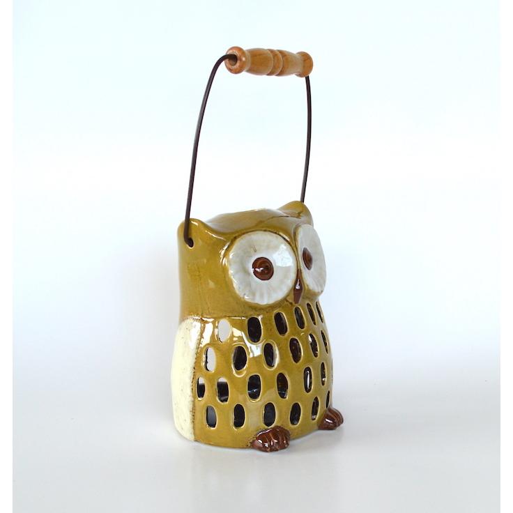 フクロウのキャンドル置物 福蝋（ふくろう）和ろうそく | 本多木蝋工業所