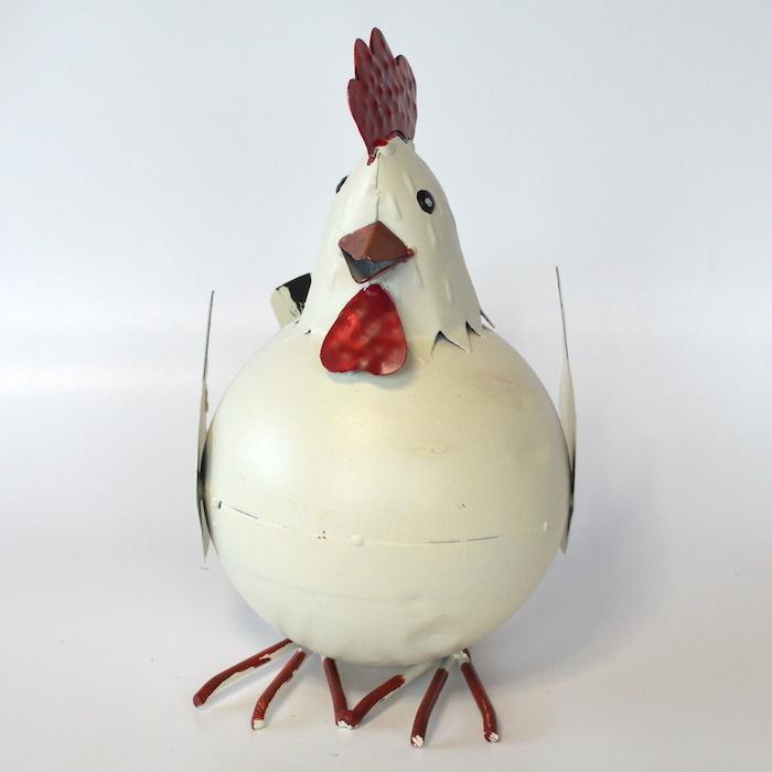 メタルコッコ大 ブリキ オブジェ にわとり 鳥 バード ガーデニング