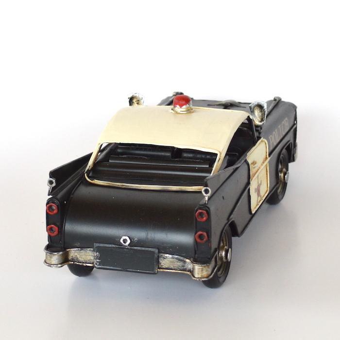 アンティークのブリキ ブリキカー パトカー ポリスカー 43014 ブリキ おもちゃ 車