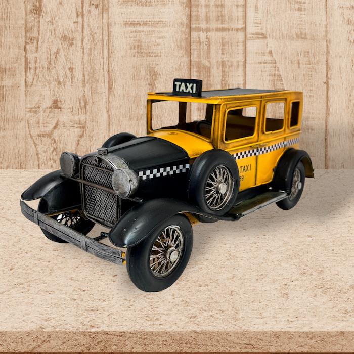 ブリキカー 43019 タクシー ブリキ おもちゃ アンティーク レトロ 置物