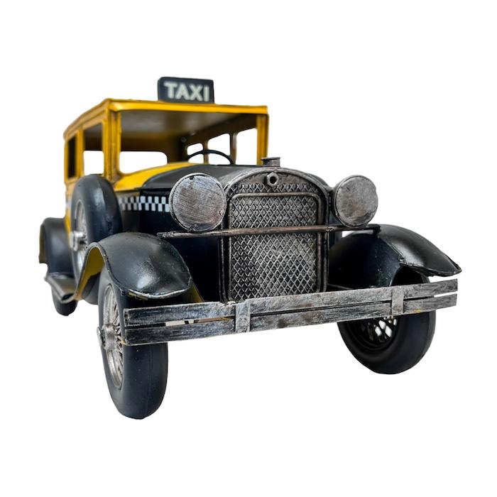 ブリキカー 43019 タクシー ブリキ おもちゃ アンティーク レトロ 置物
