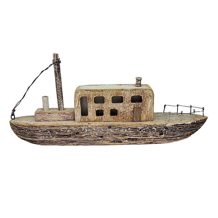 船 ライトオブジェ ランプ 光る ノスタルジック 幻想的 ヴィンテージ風