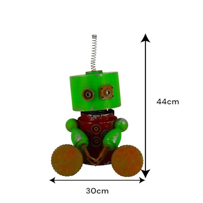 大きなロボット ブリキ製 ガーデニング レトロ お庭づくり 園芸