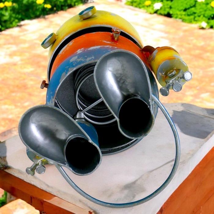 大きなロボット ブリキ製 ガーデニング レトロ お庭づくり 園芸