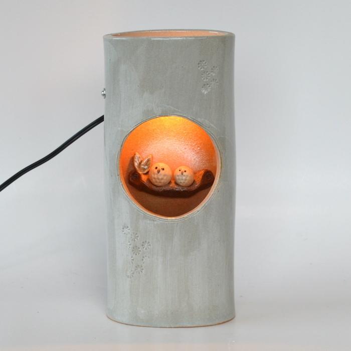 お値下げしました⤵信楽焼 ふくろうあかり 屋内灯 高さ３８cm 楽天市場】信楽焼 光が透ける ふくろう インテリアライト 白 フクロウ