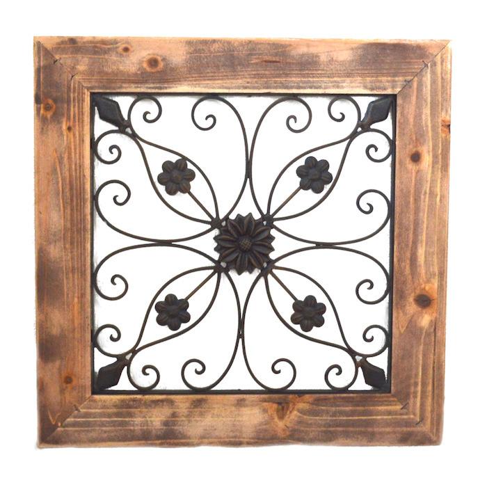 フローラルウッドフレーム ガーデン 木製 フレーム アイアンガーデニング おしゃれ ナチュラル かわいい ウォールデコレーション オブジェ