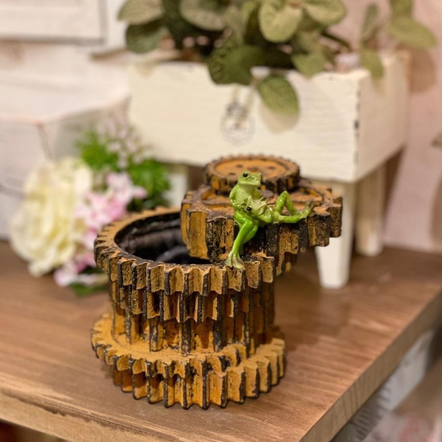 カエル 小物 香水瓶 ビジュー アンティーク風 縁起もの ラッキー