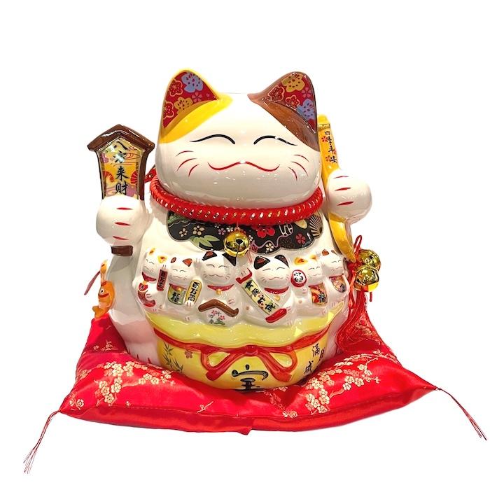 招き猫 特大 al21015 八方来財 ファミリー 家族 猫 笑顔 福 幸運 招き猫 特大 al21015 八方来財 ファミリー 家族 猫 笑顔 福 幸運