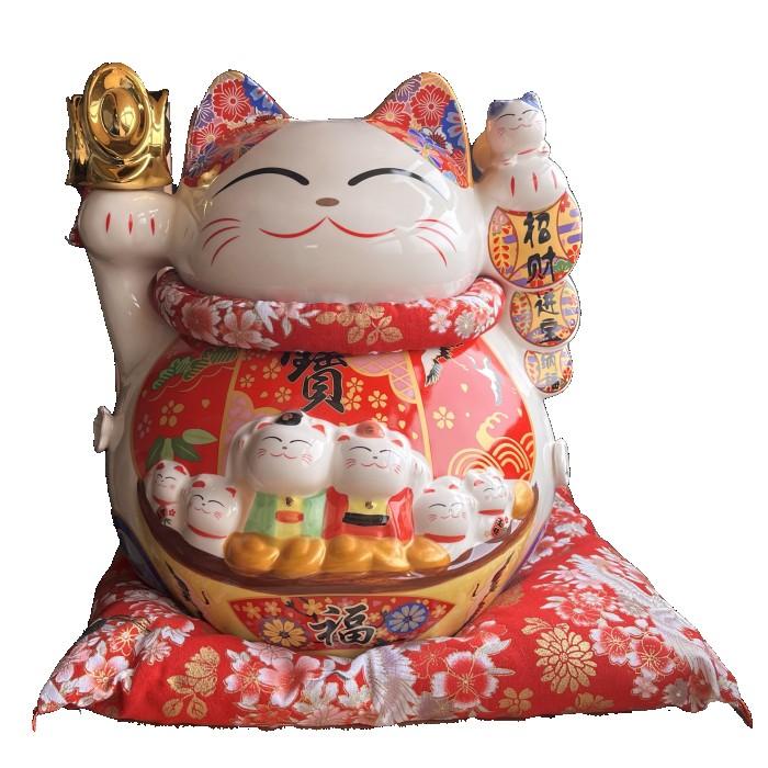 招き猫 招財 進宝 納福 AU24016 大願成就 招福 まねき猫 ねこ 金運