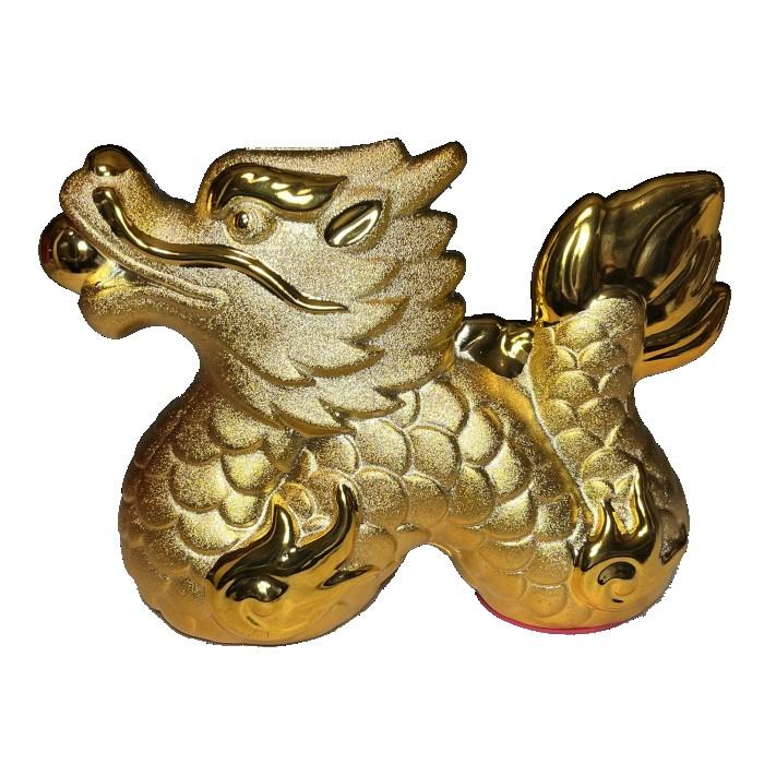 金龍 龍 ゴールド 貯金箱 金 ドラゴン 龍神様 置物 財運 金運 開運