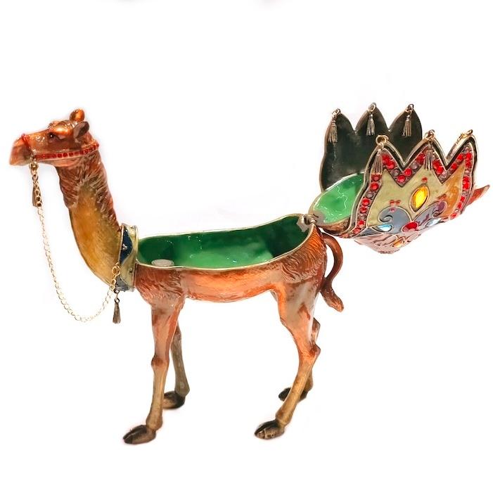 ラクダ エナメルボックス bp3077b1 ラインストーン エナメル