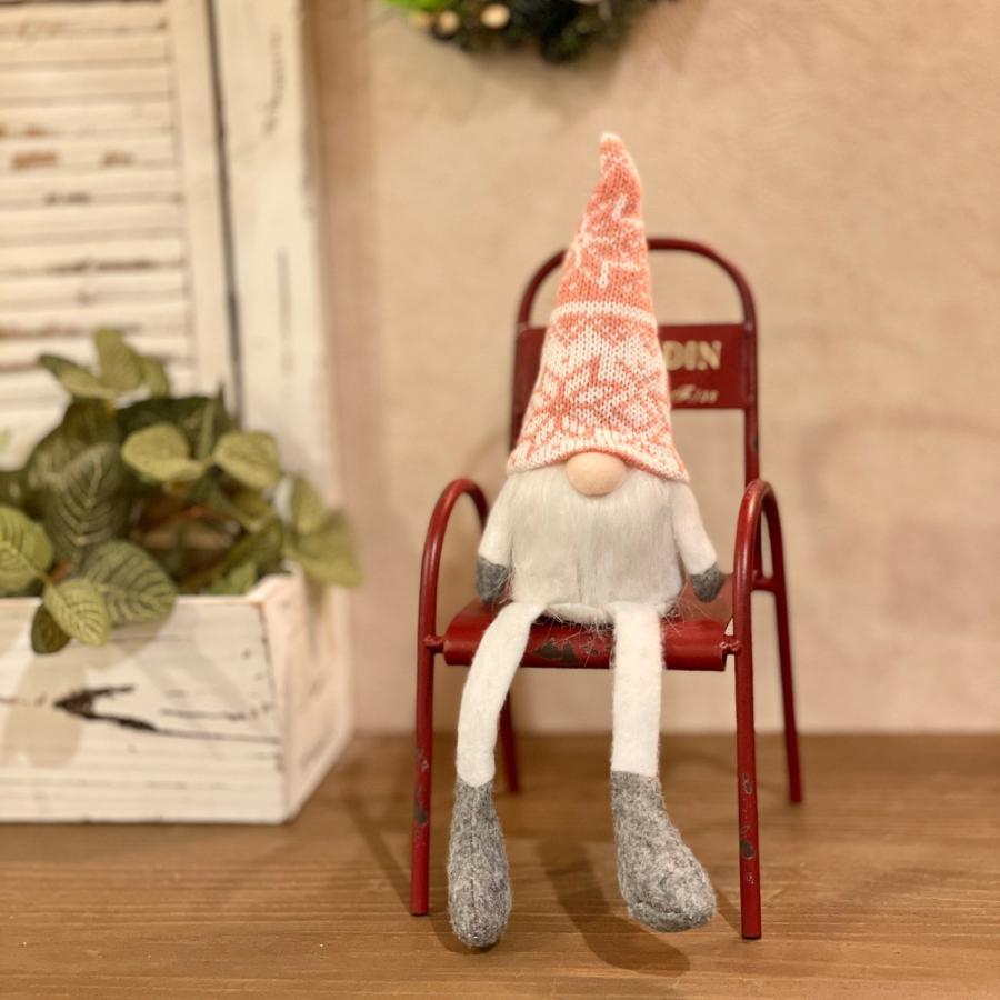 ニットサンタ 小 サンタクロース サンタさん メリークリスマス ピンク