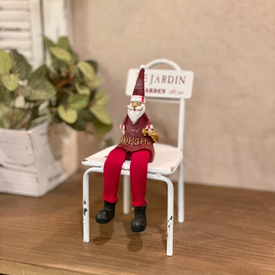Swinging Legs Santa HOHOHO 足ぶらぶら サンタクロース サンタさん