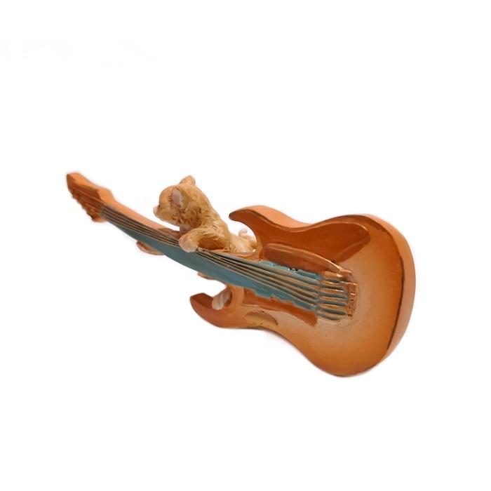 ギター猫 ねこ キャット ロック 音楽 ev14144a エレキギター