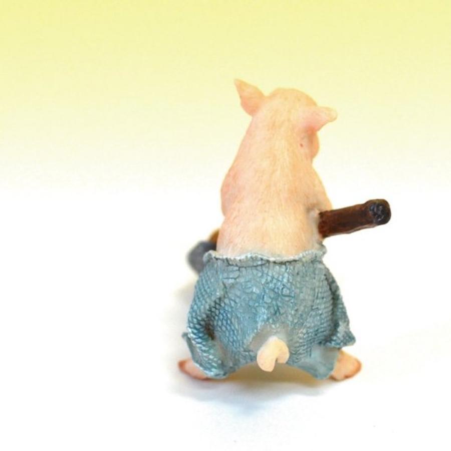 ぶた レトロ アンティーク風 昭和レトロ 置物 ブタ 豚 スコップ