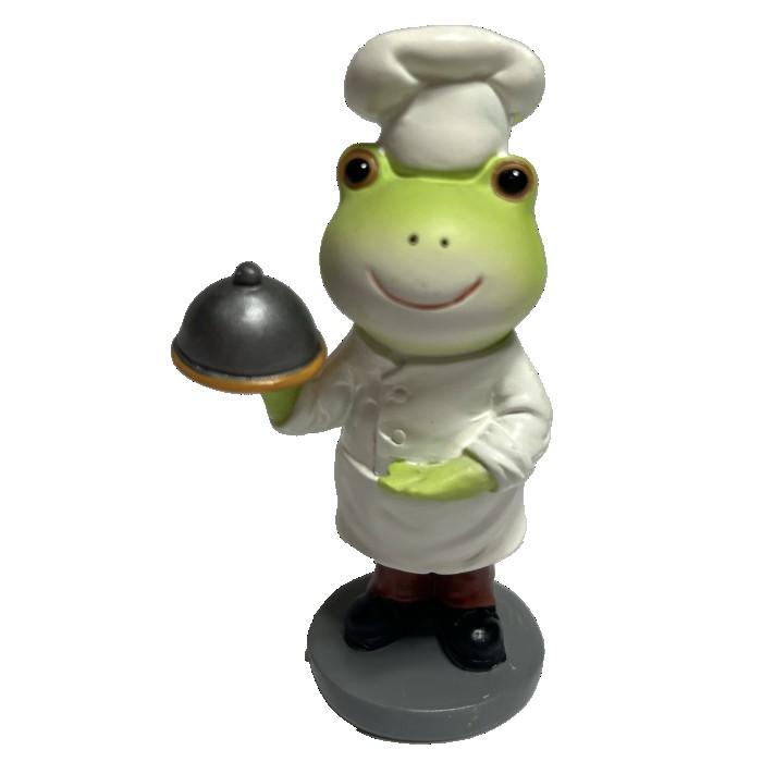 ミニチュアアニマル カエル 職業 シェフ EV16465A 小さな動物の世界