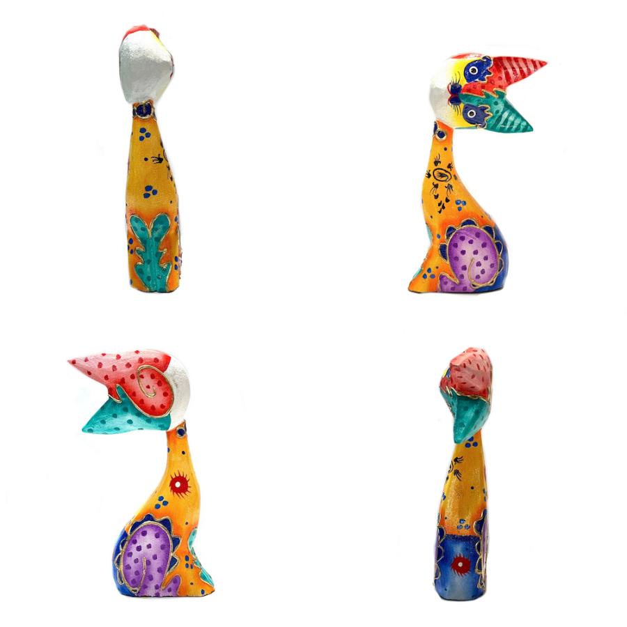 カラフル猫 大中小セット 2種類 hl16046 かわいい インテリア バリ猫