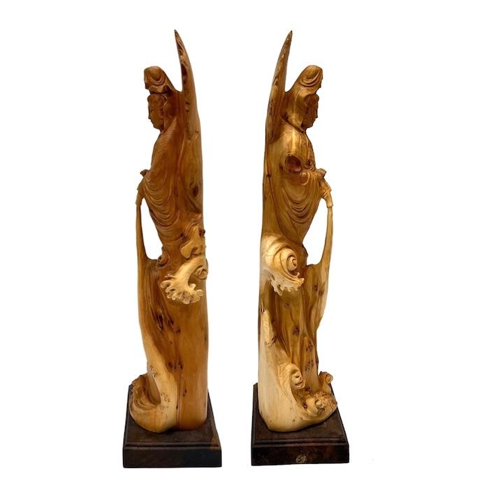 k21-d 崖柏観音 観音菩薩 観音様 観世音菩薩 観自在菩薩 救世