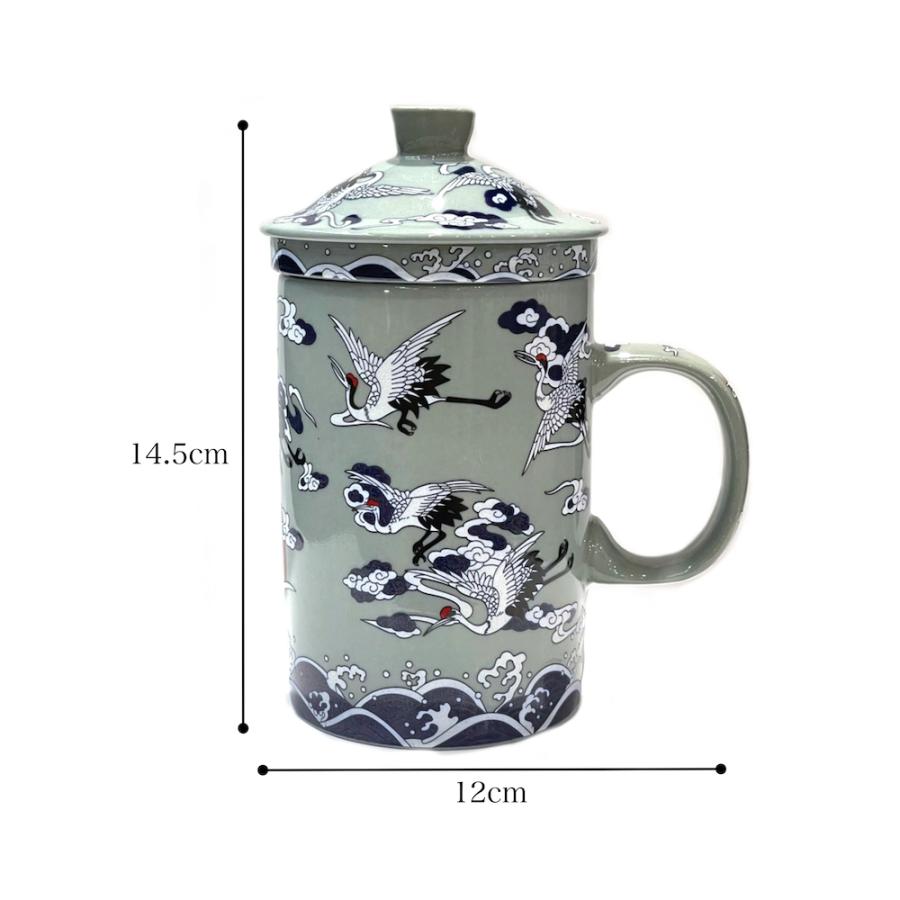 茶こしつきマグカップ 全11種類 陶器 茶漉し付きマグ 日本茶 中国茶