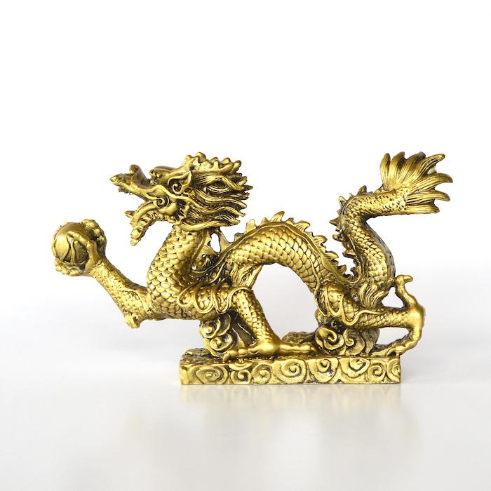 開運龍】雄喜 24K GPC 純金メッキ 額装 開運 縁起物 龍 年男 開運龍