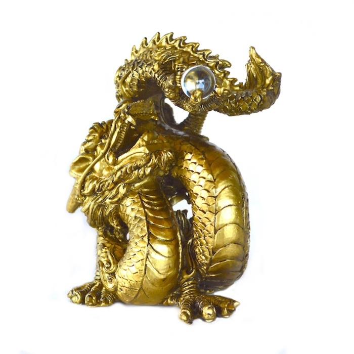 龍 ゴールド 金 ドラゴン 水晶持ち 置物 財運アップ 金運アップ 龍 ゴールド 金 ドラゴン 水晶持ち 置物 財運アップ 金運アップ