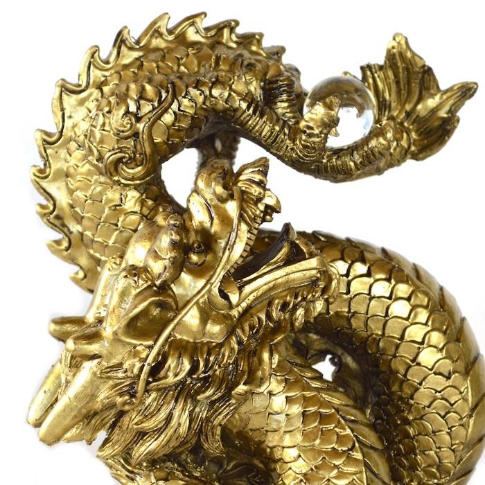 龍 ゴールド 金 ドラゴン 水晶持ち 置物 財運アップ 金運アップ 龍 ゴールド 金 ドラゴン 水晶持ち 置物 財運アップ 金運アップ
