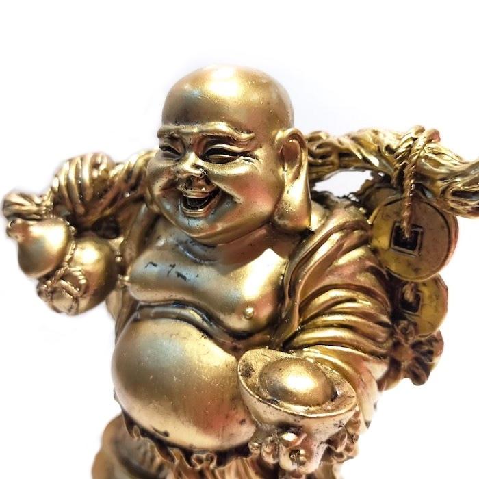 布袋尊 布袋さん 七福神 s21029-2 置き物 財運 金運 開運 商売繁盛