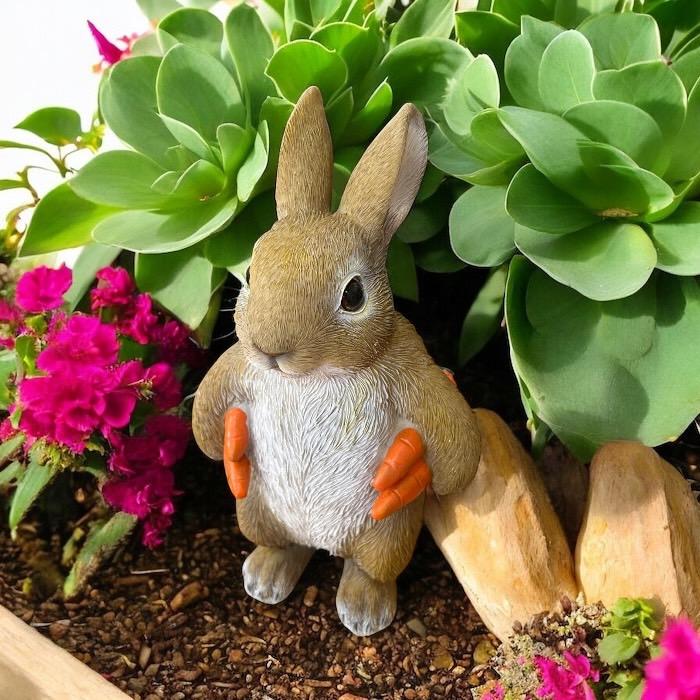 3D木製置物 】うさぎ兎☆ アートオブジェ置き物グッズ雑貨かわいい