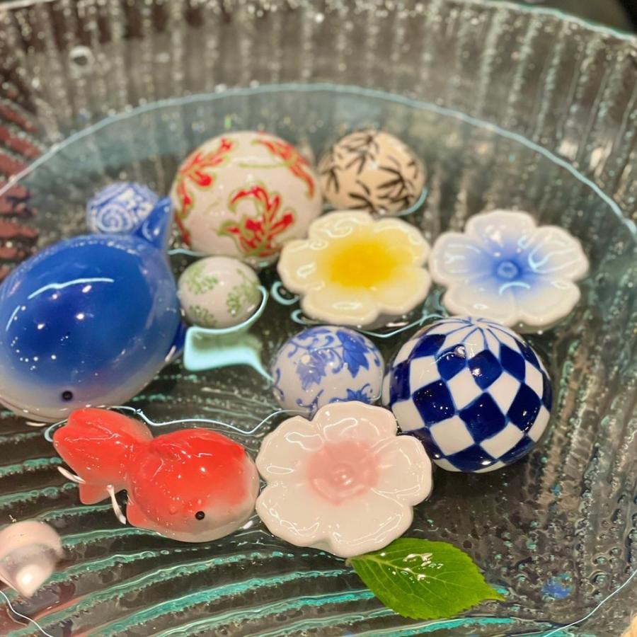 浮陶器 お花 3種 花の浮き球 sl-f006 フラワー 浮き玉 浮き球 花 浮陶器 お花 3種 花の浮き球 sl-f006 フラワー 浮き玉 浮き球 花
