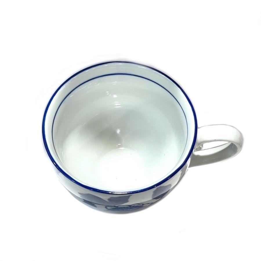 スープカップ カフェオレボウル マグ スープ 皿 スープ皿 青花 染付