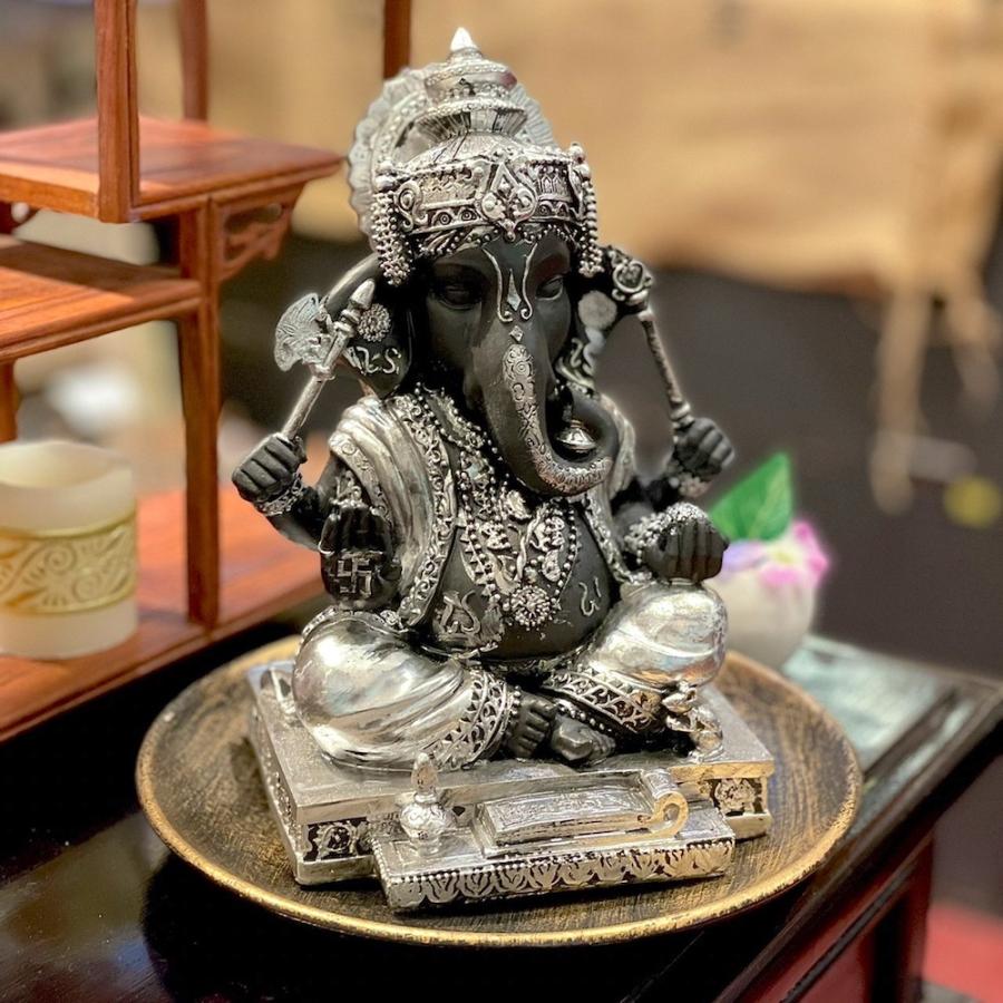 ガネーシャ 置物 インドの神様 ゾウ アジアン雑貨 夢を叶えるゾウのガネーシャ像 通販