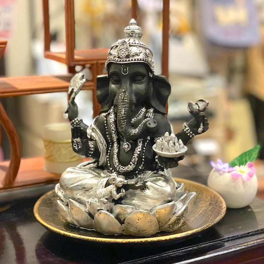 ガネーシャ インドの神様 ガネーシャの置物 置物 ガネーシャ像 夢を