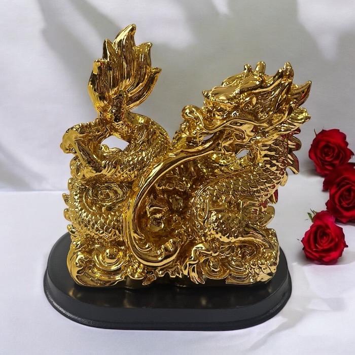龍 竜 金 ドラゴン 置物 財運 金運アップ 開運 幸運 招福 商売繁盛