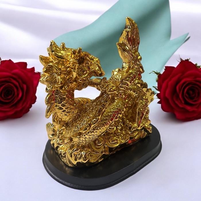 龍 竜 金 ドラゴン 置物 財運 金運アップ 開運 幸運 招福 商売繁盛