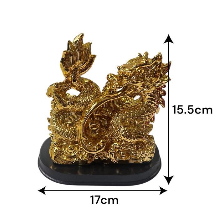 龍 竜 金 ドラゴン 置物 財運 金運アップ 開運 幸運 招福 商売繁盛