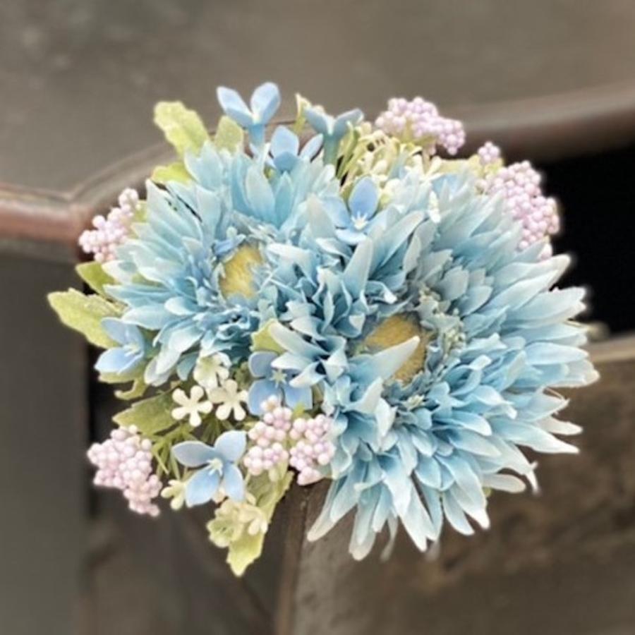 ガーベラミックスバンドル vt-2154 造花 フェイクフラワー グレー 枯れ