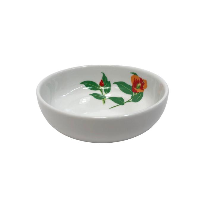小鉢 陶器 椿柄 キッチン用品 食器 和食器 和柄 和風 Z-2310 : 三和