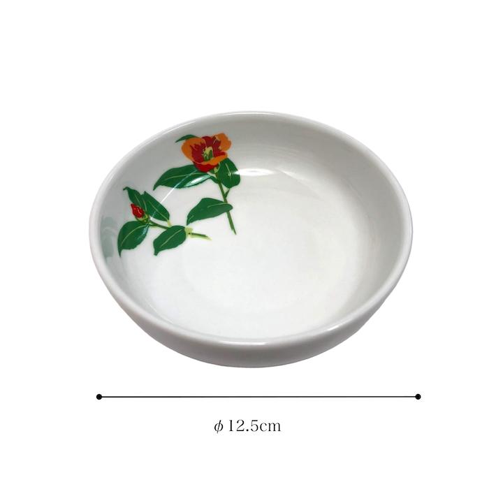 小鉢 陶器 椿柄 キッチン用品 食器 和食器 和柄 和風 Z-2310 : 三和