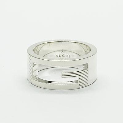 GUCCI グッチ リング 指輪 ブランデッド Gリング シルバー 7号 9 GUCCI グッチ リング 指輪 ブランデッド Gリング シルバー 7号 9