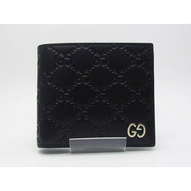 正規店仕入れの グッチ Gucci メンズ 二つ折り財布 ブラック Cwc1n 1000 ブラック 人気が高い Nuevo Canecaspulido Com