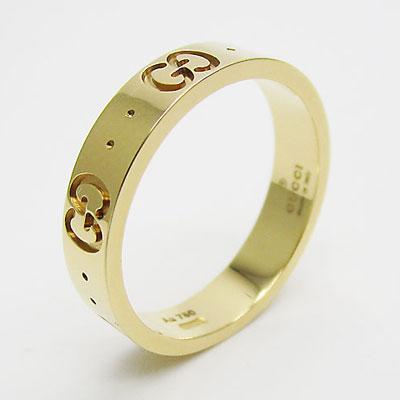 【グッチ】GUCCI リング アクセサリー GGアイコン 073230 09850 8000 K18イエローゴールド 660070 J8500 8000【新品】｜sanwaworld