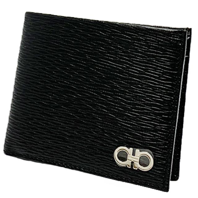 フェラガモ Ferragamo 財布 メンズ 二つ折り財布 ダブルガンチーニ 