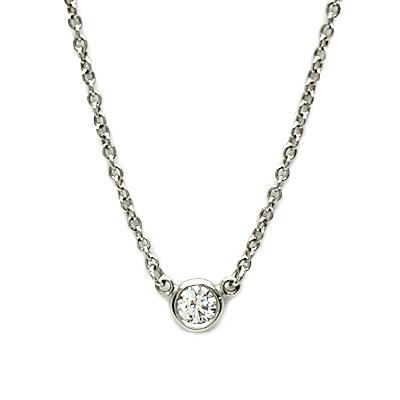 ティファニーバイザヤードダイヤモンドペンダント0.08ct