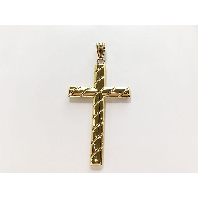 K18 クロス ペンダントトップ メンズ 18302 【新品】 : サンワワールド 