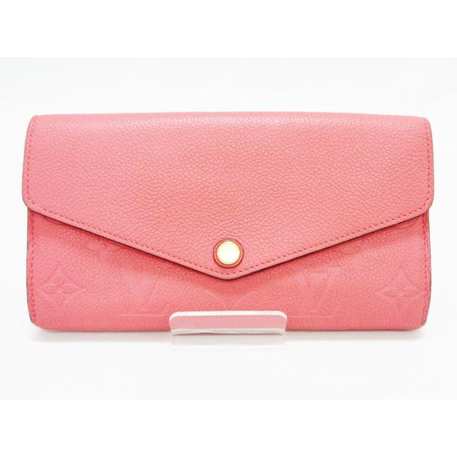 ルイヴィトン 長財布 アンプラント ポルトフォイユサラ ピンク 正規紙袋無料】ルイヴィトン 長財布 新品 ポルトフォイユ サラ