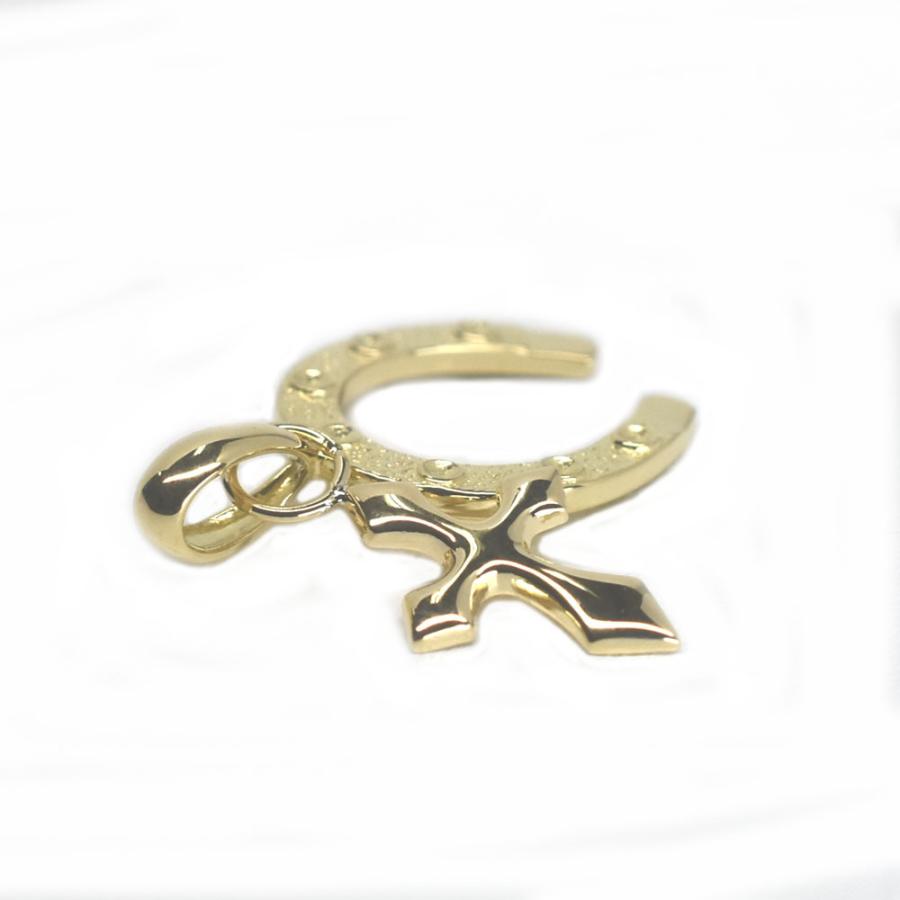 【ワイハ】まとめ買い　K18 クロストップ、馬蹄トップ tomatosarada（トマトサラダ） K18 18金 馬蹄クロス ペンダントトップ