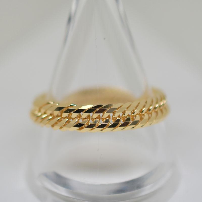 K18 喜平リング トリプル12面 17号 メンズ・レディース 26650【新品